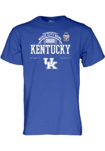 Kentucky Wildcats Blue Music City Bowl Bound Short Sleeve T Shirt