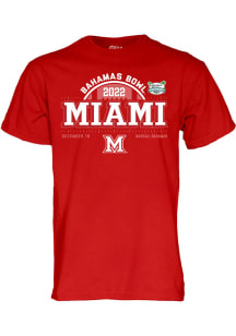 Miami RedHawks Red Bahamas Bowl Bound Short Sleeve T Shirt