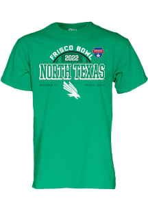 North Texas Mean Green Kelly Green Frisco Bowl Bound Short Sleeve T Shirt
