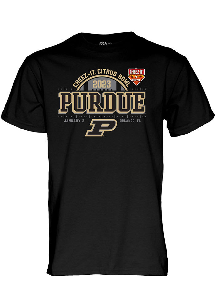 BLACK Purdue Boilermakers Citrus Bowl Bound Short Sleeve T Shirt