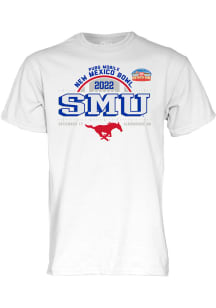 SMU Mustangs White New Mexico Bowl Short Sleeve T Shirt