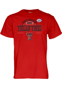 Texas Tech Red Raiders Red Texas Bowl Bound Short Sleeve T Shirt
