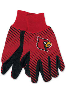 Louisville Cardinals Two Tone Mens Gloves