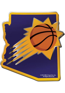 Phoenix Suns Acrylic State Shape Car Emblem - Purple