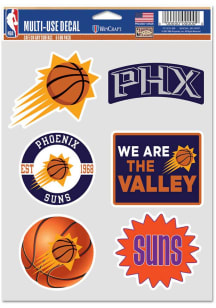 Phoenix Suns 6pk Fan Auto Decal - Purple