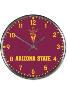 Arizona State Sun Devils Chrome Wall Clock