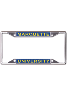 Marquette Golden Eagles Metallic License Frame