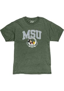 Michigan State Spartans Green DIS Impact Zone Mickey Short Sleeve Fashion T Shirt