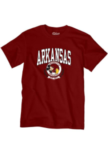 Arkansas Razorbacks Cardinal DIS Impact Zone Mickey Short Sleeve Fashion T Shirt
