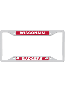 Wisconsin Badgers Red  Mascot License Frame