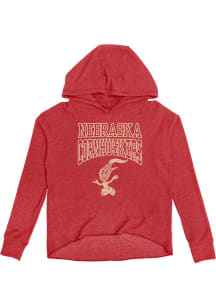 Nebraska Cornhuskers Womens Red Cozy Hooded Sweatshirt