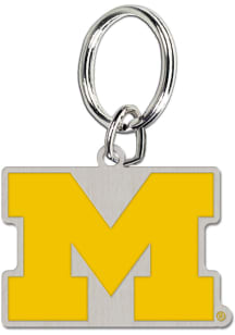 Michigan Wolverines Logo Keychain