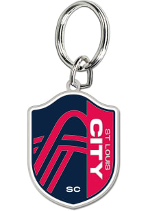 St Louis City SC Logo Keychain