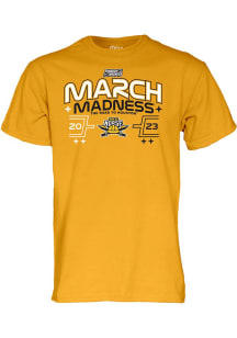 Northern Kentucky Norse Gold 2023 March Madness Short Sleeve T Shirt