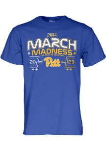 Pitt Panthers Blue 2023 March Madness Short Sleeve T Shirt