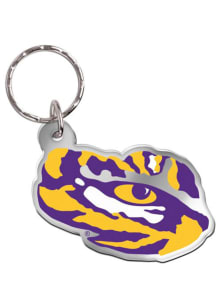 LSU Tigers Freeform Keychain