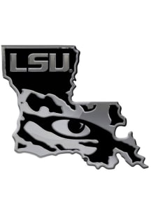 LSU Tigers Chrome Car Emblem - Purple
