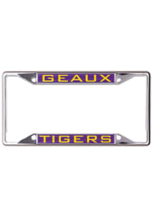 LSU Tigers Slogan License Frame