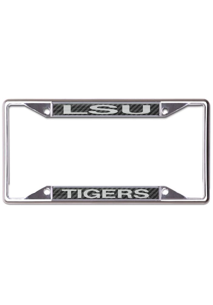 LSU, LSU Embossed License Plate Frame