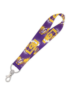 LSU Tigers Tie Dye Key Strap Lanyard