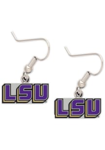 LSU Tigers LSU Logo Dangle Womens Earrings