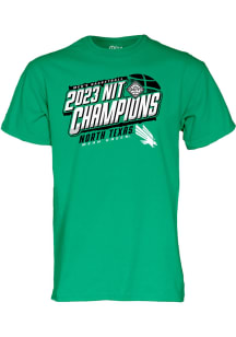 North Texas Mean Green Green 2023 NIT Champions Short Sleeve T Shirt