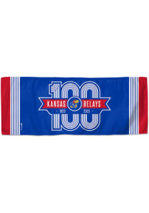 Kansas Jayhawks 100 Year Relay 2 Sided Cooling Towel