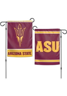 Arizona State Sun Devils 2 Sided Garden Flag - Maroon