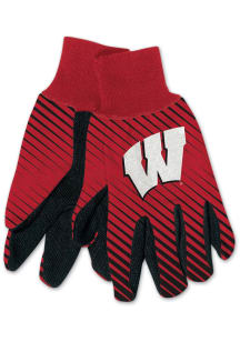 Wisconsin Badgers Two Tone Mens Gloves