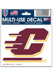 Central Michigan Chippewas 3x4 Auto Decal - Maroon