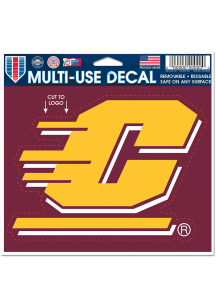 Central Michigan Chippewas 5x6 Auto Decal - Maroon