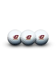 Central Michigan Chippewas 3pk Golf Balls