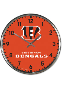 Cincinnati Bengals Chrome Wall Clock