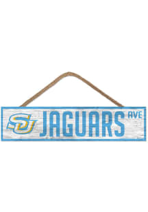 Southern University Jaguars 4x17 inch Wood Ave Sign