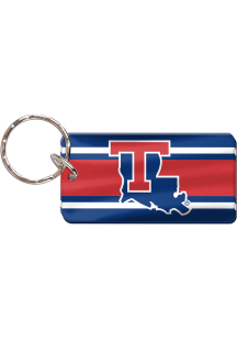 Louisiana Tech Bulldogs Rectangle Keychain