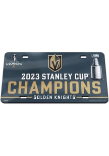 Vegas Golden Knights 2023 Stanley Cup Champions Laser Cut Car Accessory License Plate