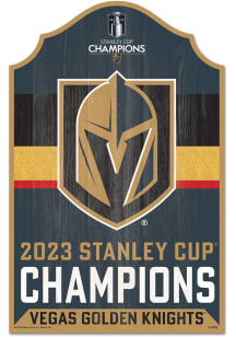 Vegas Golden Knights 2023 Stanley Cup Champions 11x17 Sign