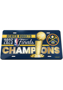 Denver Nuggets 2023 NBA Finals Champions Laser Cut Car Accessory License Plate
