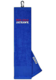 Kansas Jayhawks Face/Club Embroidered Golf Towel