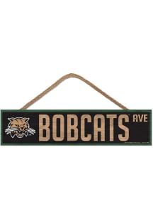 Ohio Bobcats 4x17 Wood Sign