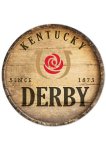 Kentucky Kentucky Derby Wood Barrel Sign