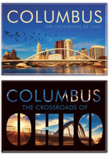 Columbus Crossroads of Ohio 2x3 Magnet