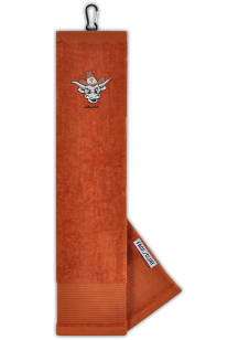 Texas Longhorns Face/Club Embroidered Golf Towel