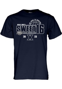 Xavier Musketeers Navy Blue 2023 Sweet 16 Short Sleeve T Shirt