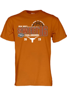 Texas Longhorns Burnt Orange 2023 Sweet 16 Short Sleeve T Shirt