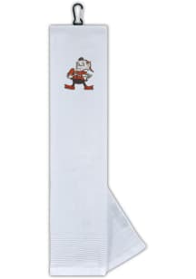 Cleveland Browns Face/Club Embroidered Golf Towel