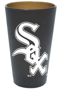 Chicago White Sox Black Silicone Pint Glass