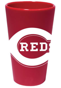 Cincinnati Reds Red Silicone Pint Glass