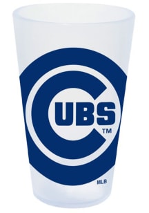 Chicago Cubs White Silicone Pint Glass