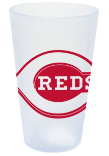 Cincinnati Reds White Silicone Pint Glass